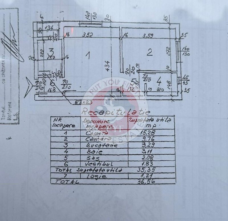 Huedin | 2 camere | 37mp | Semidecomandat | B12240